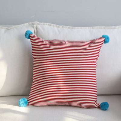 Almohada de Cintura con Diseño Geométrico en Algodón y Lino - Image 18