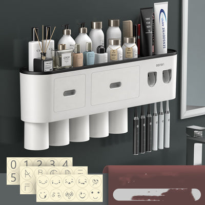 Portacepillos de Pared Premium con Vaso Enjuague Integrado - Image 10
