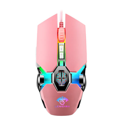 Ratón Gaming Mecánico RGB con Cable USB e Iluminación Luminosa - Image 13