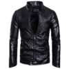 Chaqueta de Cuero con Cierre y Mangas Largas - Image 6