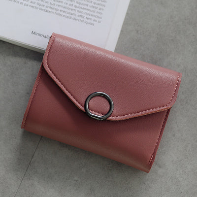 Billetera Compacta de Tres Pliegues con Cierre Simple y Diseño Minimalista - Image 2