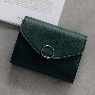 Billetera Compacta de Tres Pliegues con Cierre Simple y Diseño Minimalista - Image 4