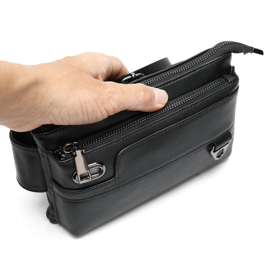 Bolsa Deportiva de Piel de Oveja para Teléfono con Compartimento para Auriculares - Image 3