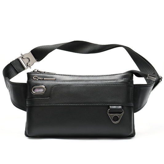 Bolsa Deportiva de Piel de Oveja para Teléfono con Compartimento para Auriculares