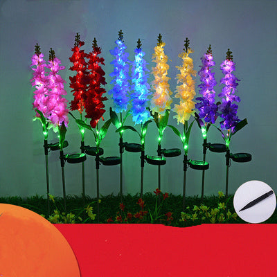 Luz Solar LED Violeta para Jardín - Iluminación Decorativa Exterior Impermeable - Image 10