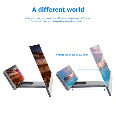 Ampliador de Pantalla para Celular 12" HD - Tu Cine Portátil 3D - Image 6