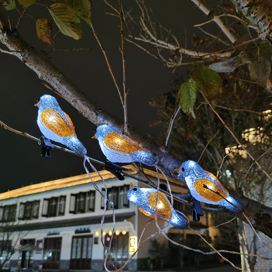 Luz Solar LED para Jardín Pajarito - Image 11
