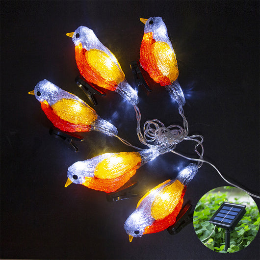 Luz Solar LED para Jardín Pajarito - Image 2