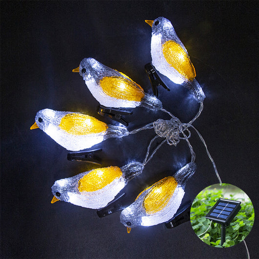 Luz Solar LED para Jardín Pajarito - Image 3