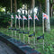 Lámpara Solar Decorativa con Bandera para Jardín