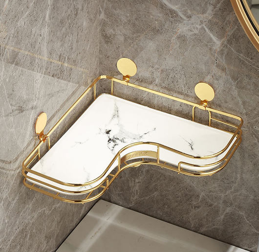 Repisa Triangular para Baño sin Taladro - Organizador de Esquina para Inodoro - Image 8