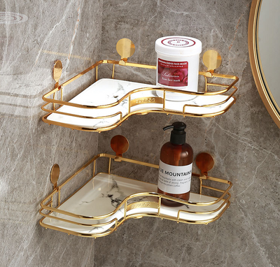 Repisa Triangular para Baño sin Taladro - Organizador de Esquina para Inodoro - Image 9