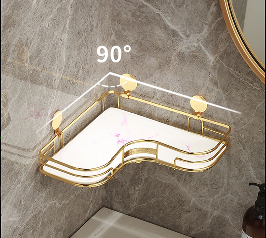 Repisa Triangular para Baño sin Taladro - Organizador de Esquina para Inodoro - Image 2