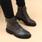 Botas Martin de Cuero para Hombre con Cierre y Aumento de Altura