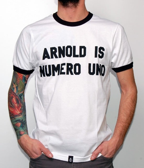 Camiseta de Manga Corta Estilo Urbano con Letras en Inglés
