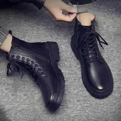 Botas Martin para Hombre con Forro de Algodón y Velludo - Calidez Extrema para Invierno - Image 11