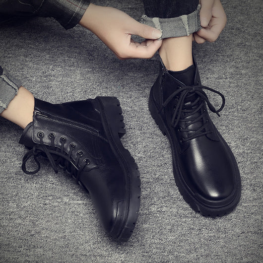 Botas Martin para Hombre con Forro de Algodón y Velludo - Calidez Extrema para Invierno - Image 2