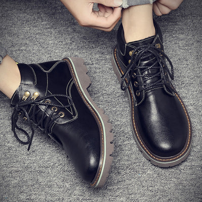 Botas Martin para Hombre con Forro de Algodón y Velludo - Calidez Extrema para Invierno - Image 4