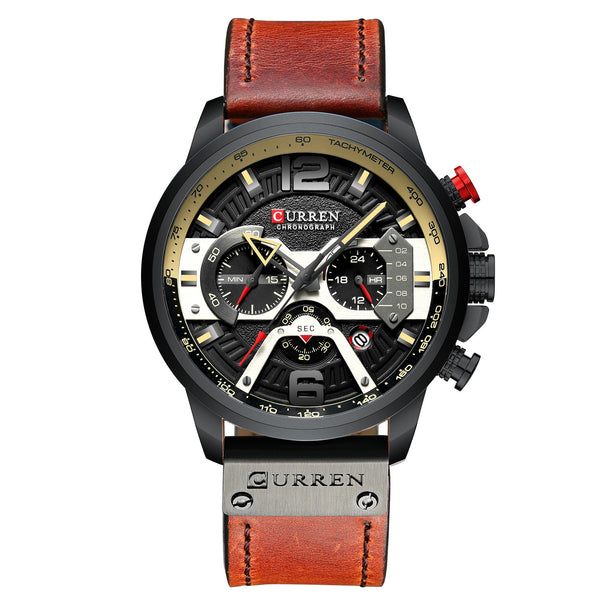 Reloj de Pulsera Ejecutivo Multifunción de Cuarzo para Hombre