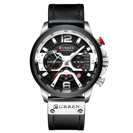Reloj de Pulsera Ejecutivo Multifunción de Cuarzo para Hombre
