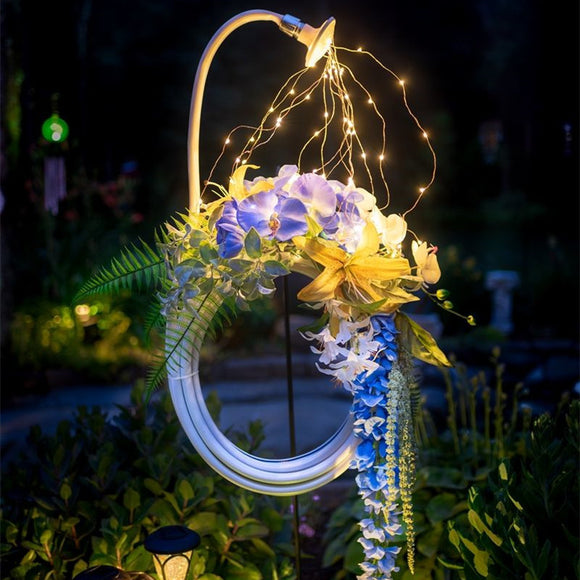 Luces Solares de Enredadera LED - Guirnalda Decorativa Impermeable para Jardín y Eventos