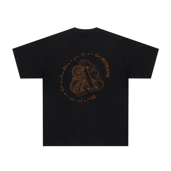 Playera de Pareja con Estampa de Ángel en Blanco y Negro - Image 3