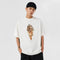 Couple T-Shirt with Black and White Angel Print