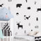 Viniles Decorativos Bosque Nórdico con Animales Silvestres para Habitación Infantil
