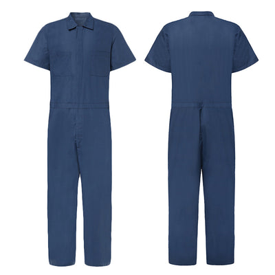 Mono Jumpsuit con Cierre y Solapa - Diseño Clásico Liso - Image 11