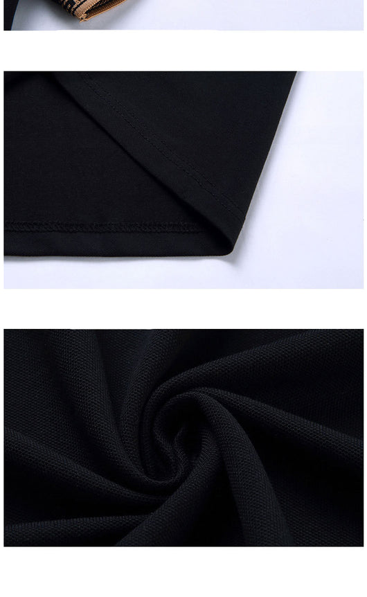 Polo Ejecutivo de Algodón Mercerizado para Hombre - Manga Corta Suelta Verano - Image 7