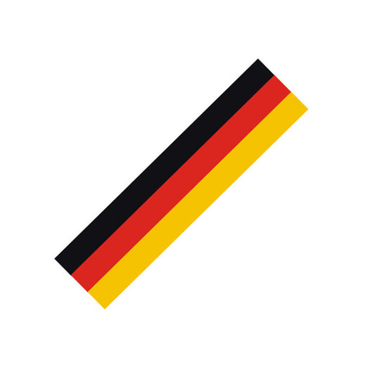 Pegatina Volante Bandera Alemana - Modificación Personalizada para Auto