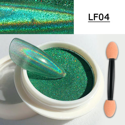 Polvo Espejo Mágico para Manicura - Efecto Aurora Láser con Aplicador - Image 11
