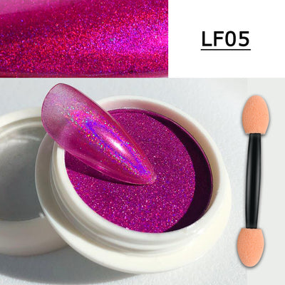 Polvo Espejo Mágico para Manicura - Efecto Aurora Láser con Aplicador - Image 12