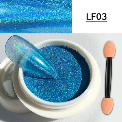 Polvo Espejo Mágico para Manicura - Efecto Aurora Láser con Aplicador - Image 13