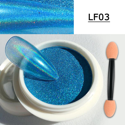 Polvo Espejo Mágico para Manicura - Efecto Aurora Láser con Aplicador - Image 13