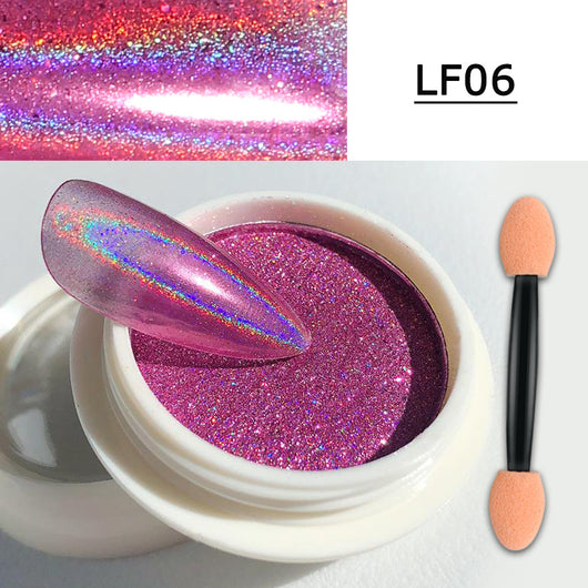 Polvo Espejo Mágico para Manicura - Efecto Aurora Láser con Aplicador - Image 15