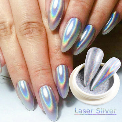 Polvo Espejo Mágico para Manicura - Efecto Aurora Láser con Aplicador - Image 14