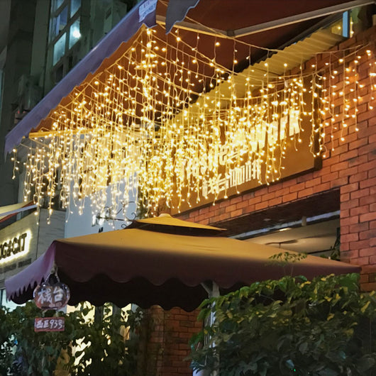 Luces LED Colgantes Efecto Carámbano Estrellado - Image 10