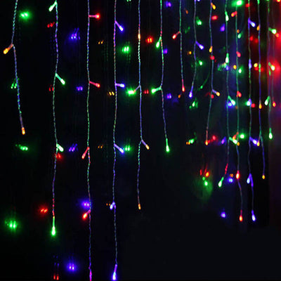 Luces LED Colgantes Efecto Carámbano Estrellado - Image 16