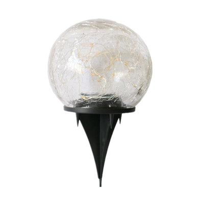 Luz Solar LED de Jardín con Diseño de Esfera de Cristal Agrietado - Image 25