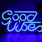 Letrero de Neón LED Transparente con Diseño Especial para Pared