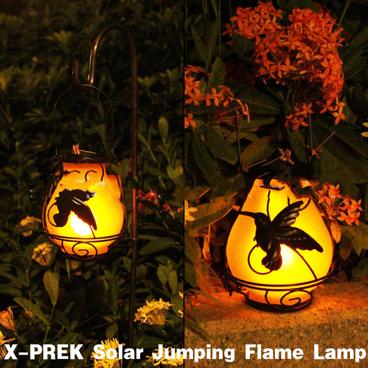 Luz Solar de Jardín Colgante con Efecto Llama Dinámico - Image 3
