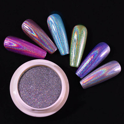 Polvo Láser para Uñas de Moda - Acabado Espejo Brillante - Image 4