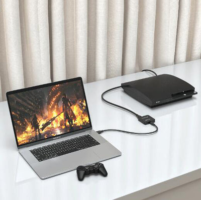 Capturadora de Video 4K Huya Game - Caja Grabadora HD para Streaming - Image 10