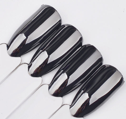 Brillo de Uñas Espejo Negro con Electroplating Fashion - Image 9