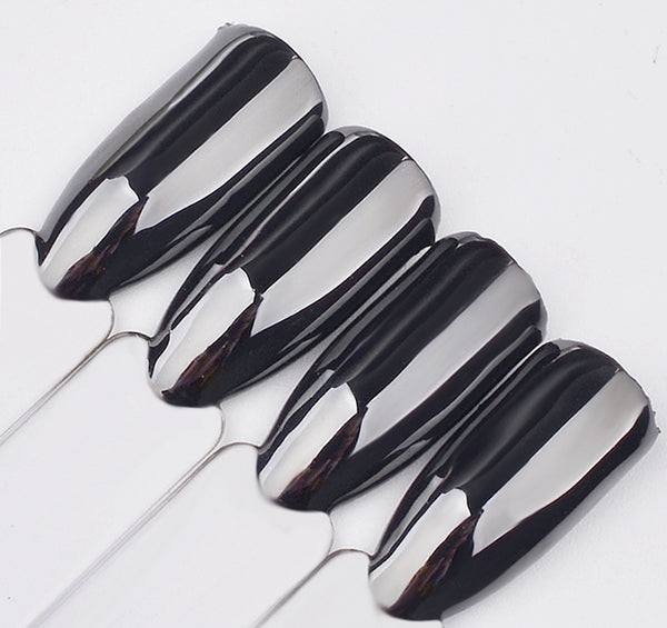 Brillo de Uñas Espejo Negro con Electroplating Fashion