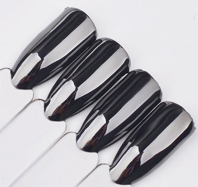 Brillo de Uñas Espejo Negro con Electroplating Fashion - Image 2