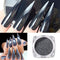 Brillo de Uñas Espejo Negro con Electroplating Fashion