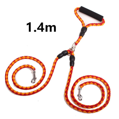 Correa Doble para Pasear Perros - Sistema 1+2 con Collar Integrado - Image 4