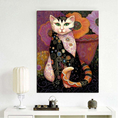 Cuadro de Diamantes Gato - Pintura Decorativa Completa para el Hogar - Image 11